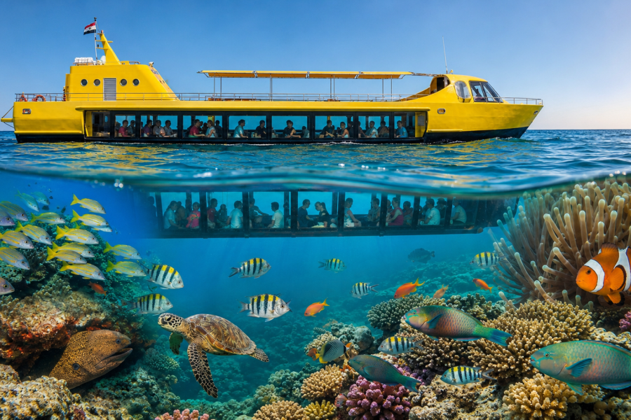 Pół-łódź Podwodna Seascope Marsa Alam